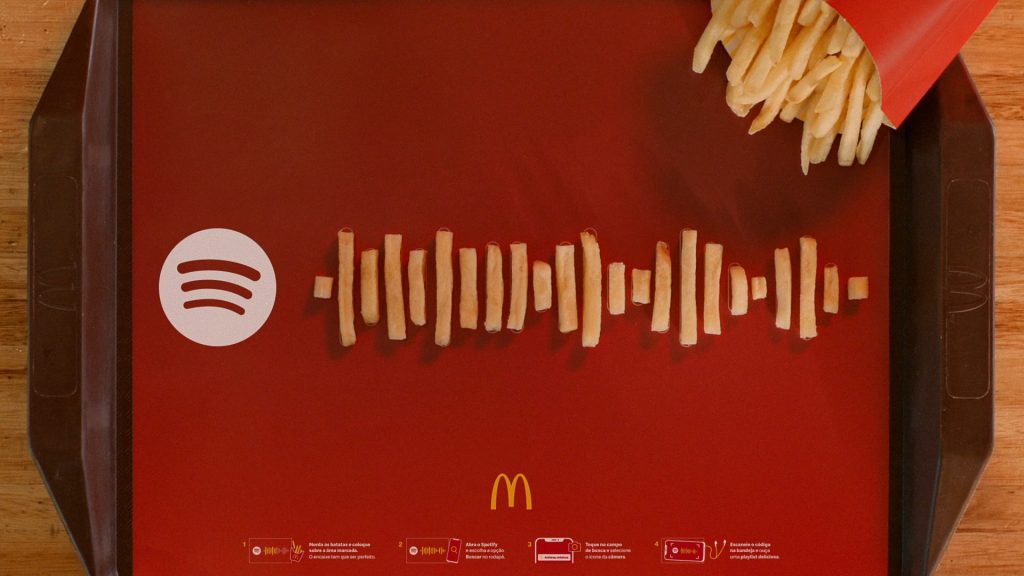 McDonald’s cria playlists no Spotify para se ouvir enquanto come batata frita