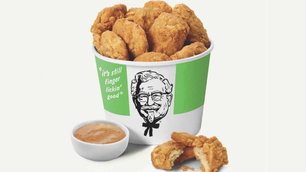 KFC lança “frango” frito vegetariano