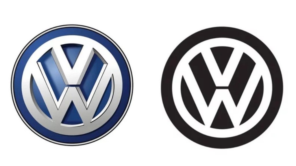 Volkswagen com novo logo