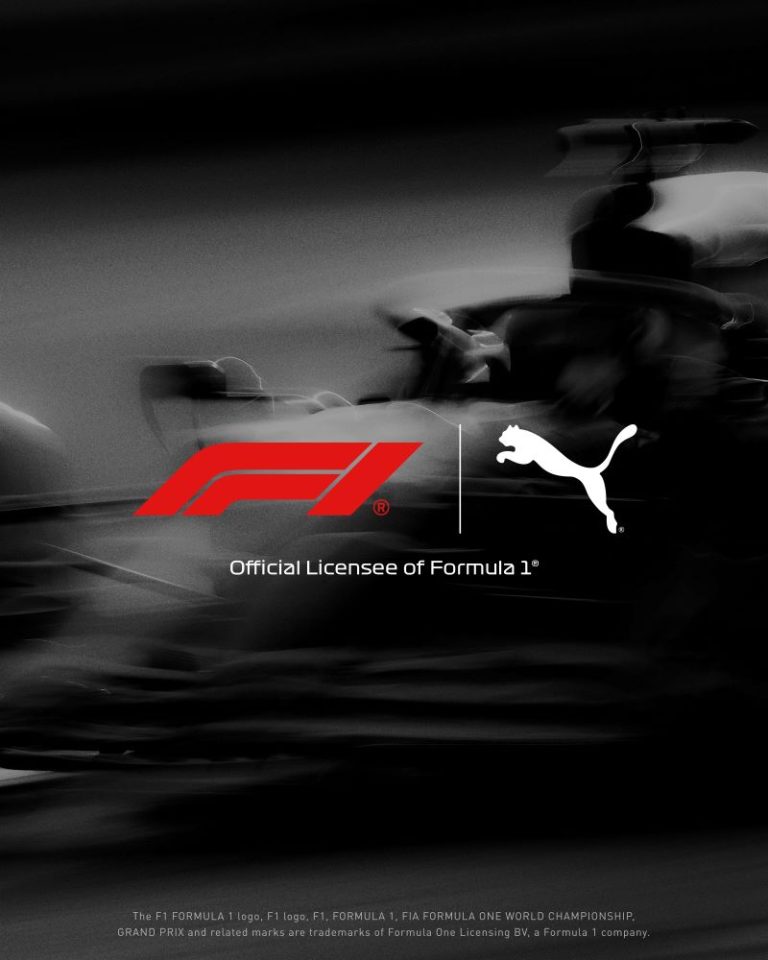 PUMA é o novo parceiro oficial de licenciamento da Fórmula 1